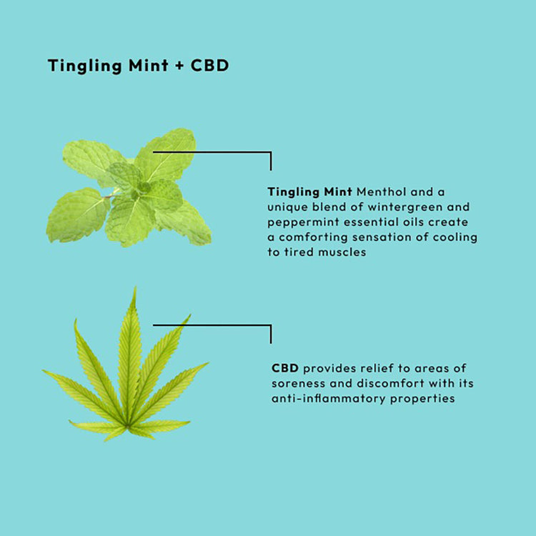 BCL SPA Moisture Mask 64 oz - Tingling Mint + CBD 56100