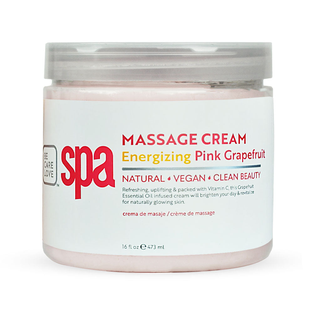 BCL SPA Massage Cream 16 oz Energizing Pink Grapefruit 58016