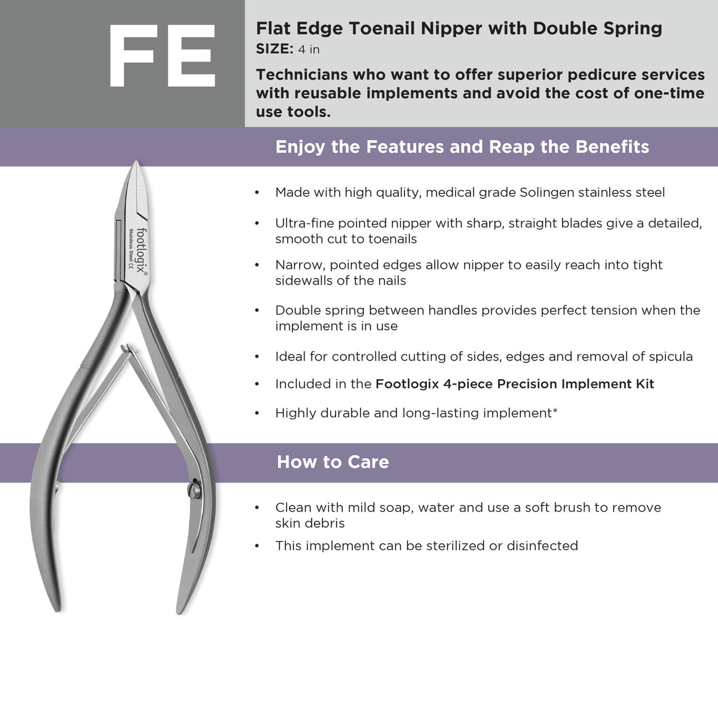Footlogix Pedi Expert Tool Kit 60060