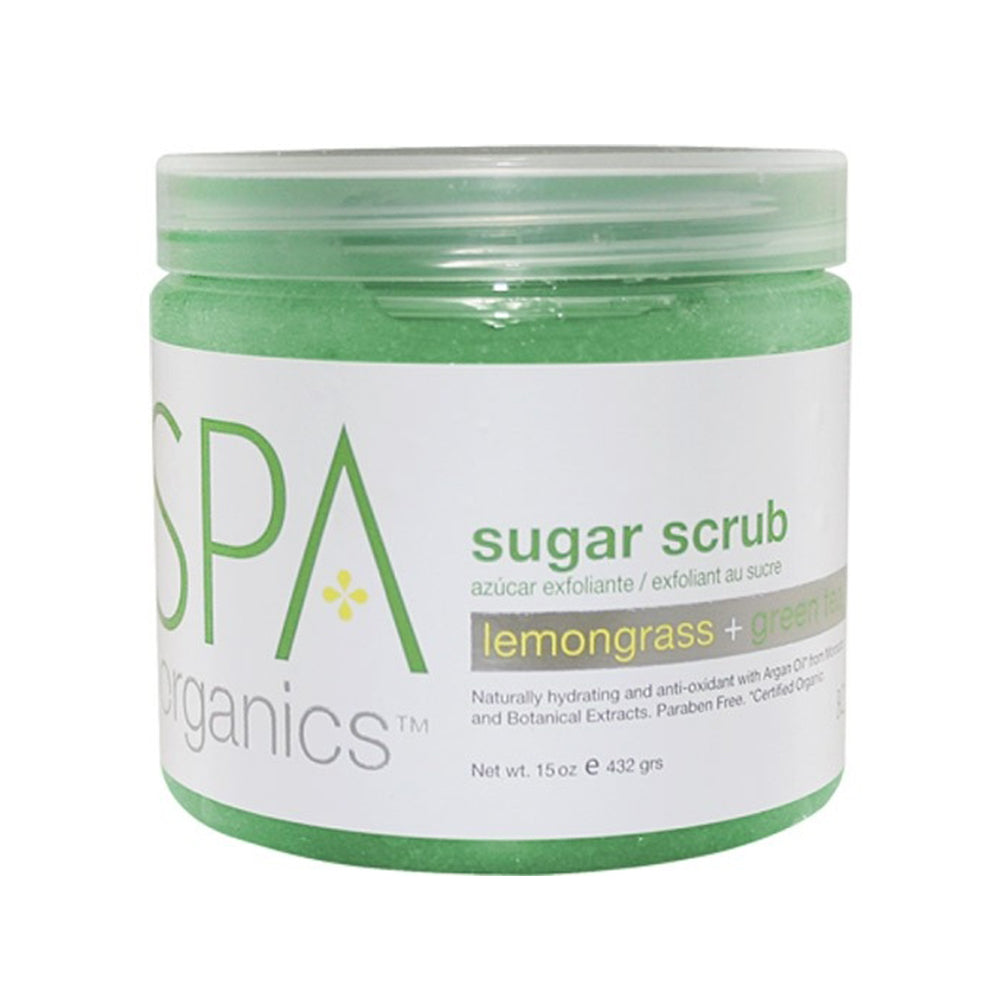BCL SPA Sugar Scrub 16 oz - Lemongrass+Green Tea 51102