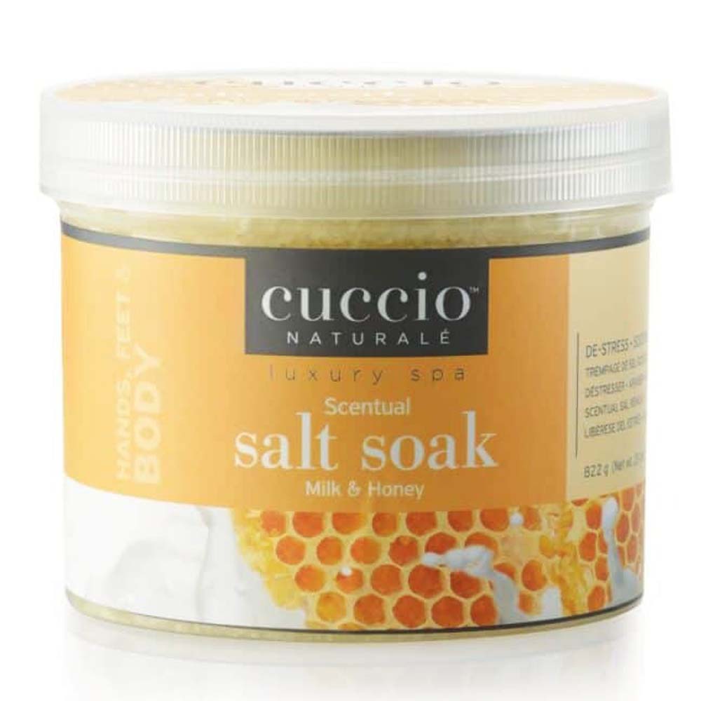 Cuccio Scentual Salt Soak W/Milk&Honey 29 oz/822g 3267-C