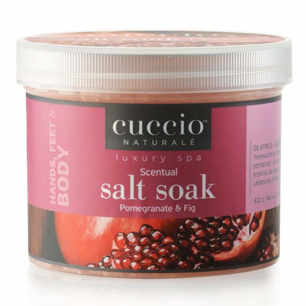 Cuccio Scentual Salt Soak Pomegranate & Fig 29 oz 3269-C