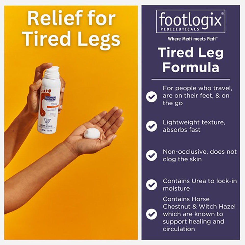 Footlogix Tired Legs Formula (8) Mousse 4.23 oz/125ml 27131