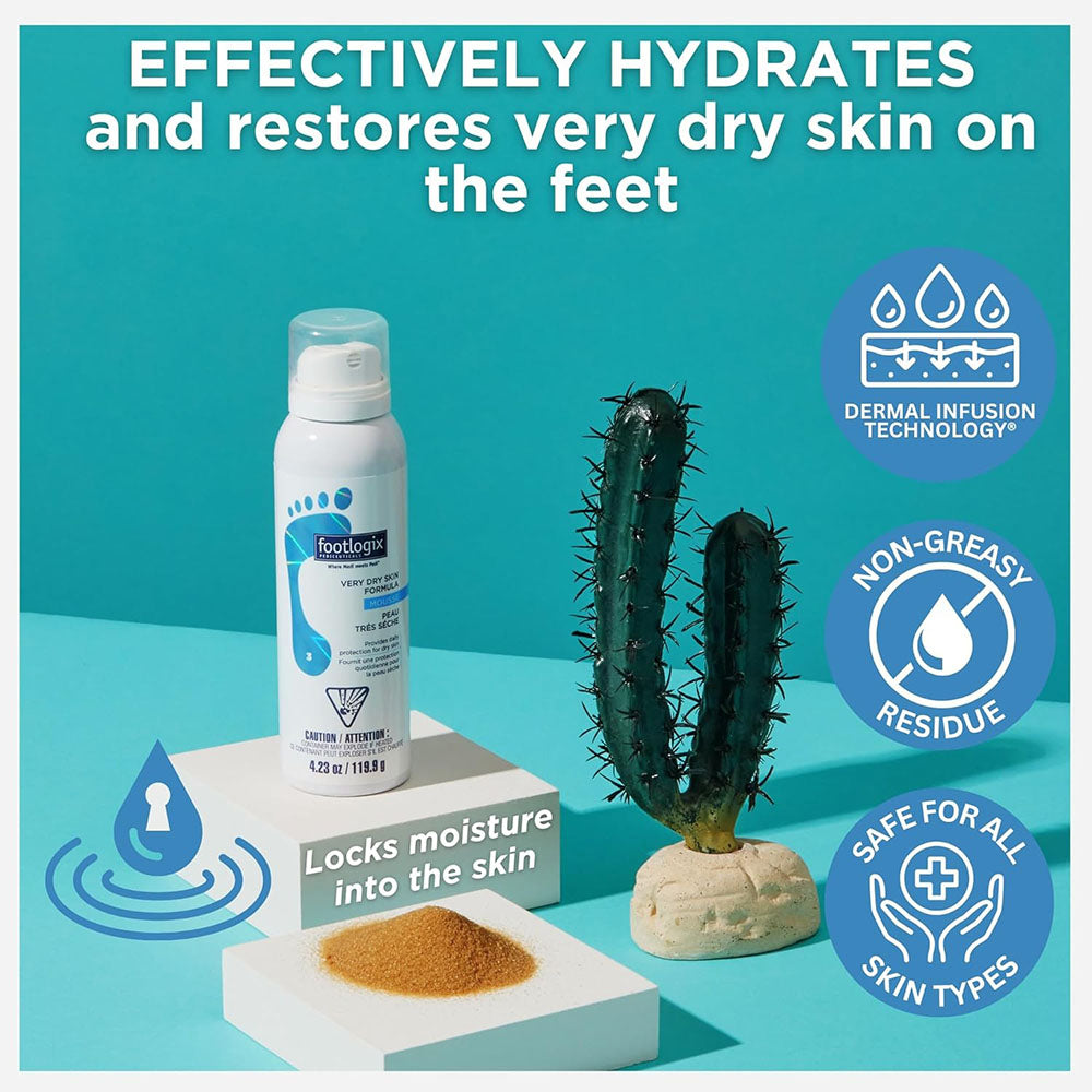 Footlogix Very Dry Skin Formula (3) Mousse 4.23 oz 03131