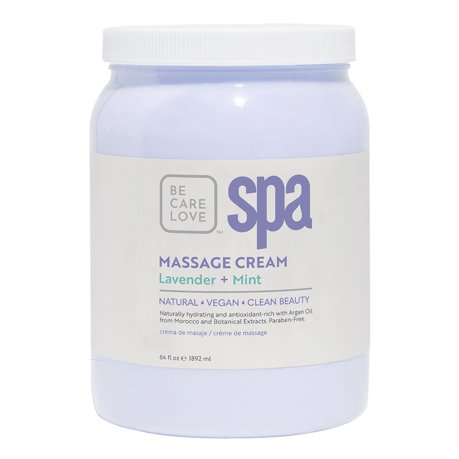 BCL SPA Massage Cream 64 fl oz - Lavender+Mint 50018