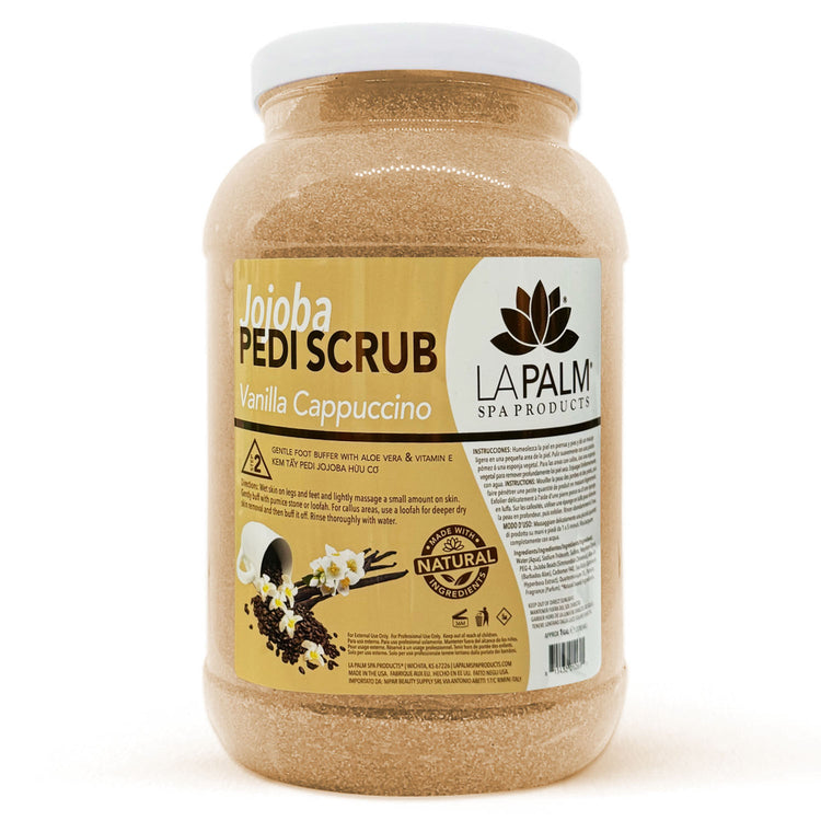 La Palm Jojoba Pedi Scrub 1G -Vanilla Cappuccino LP328/01069