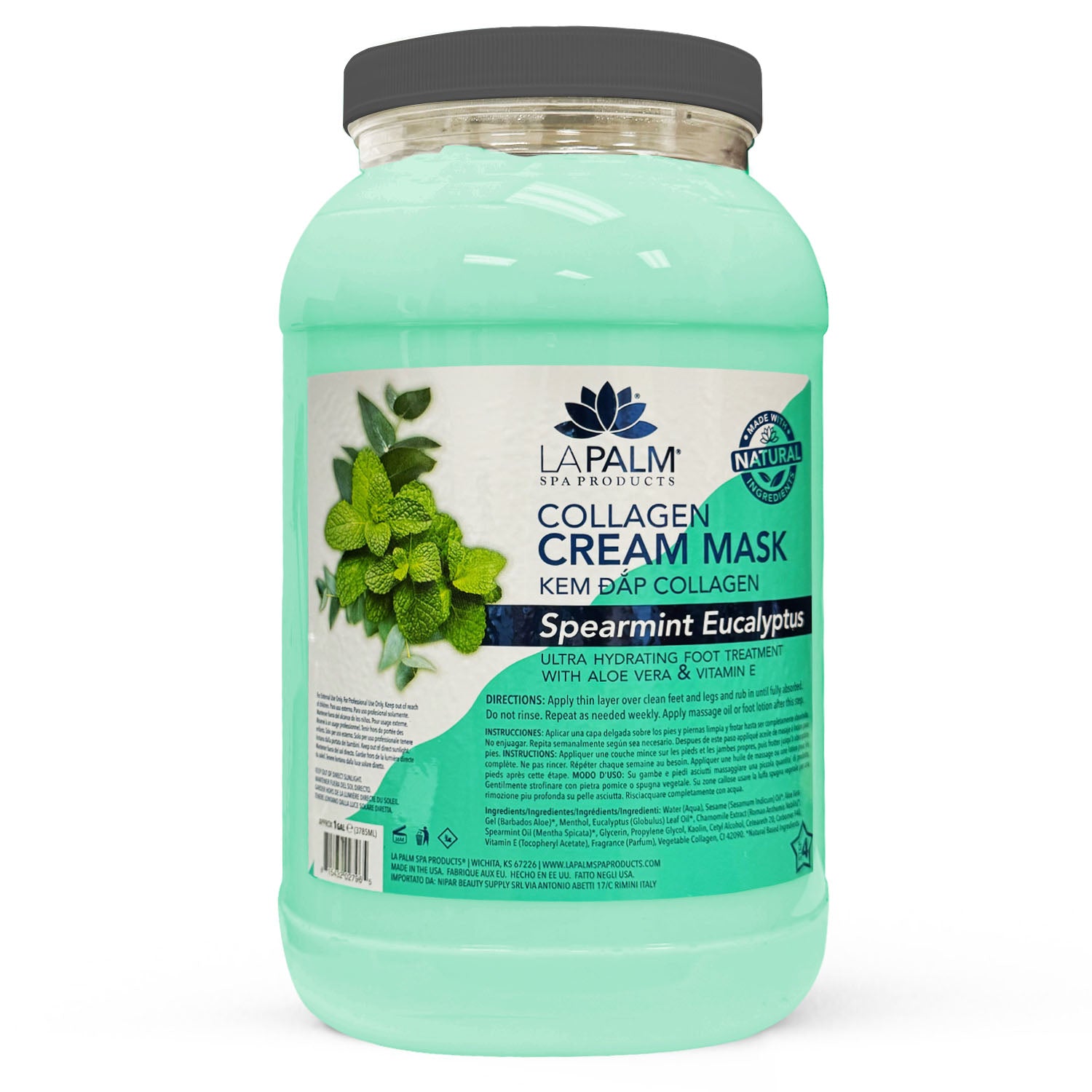 La Palm Collagen Cream Mask 1G - Spearmint Eucalyptus LP564