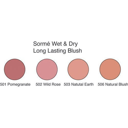 Sorme Long Lasting Blush Wet/Dry Wild Rose 0.14 oz. #502