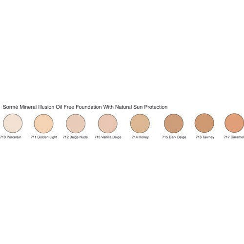 Sorme Mineral Illusion Oil-Free Foundation.8ozDark Beige 715
