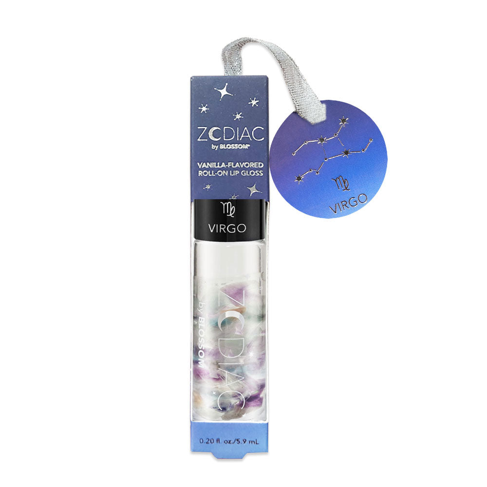 Blossom Zodiac Roll-on Lip Gloss Ornament Box - Virgo 20038