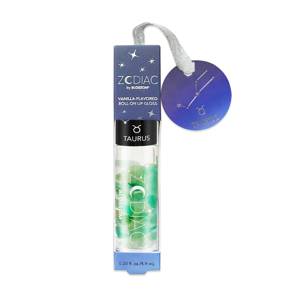 Blossom Zodiac Roll-on Lip Gloss Ornament Box - Taurus 20041