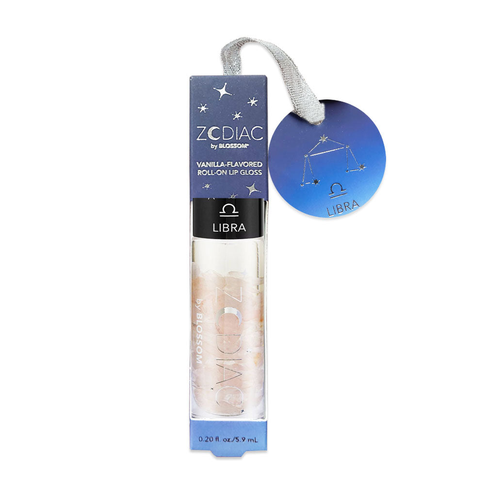 Blossom Zodiac Roll-on Lip Gloss Ornament Box - Libra 20042