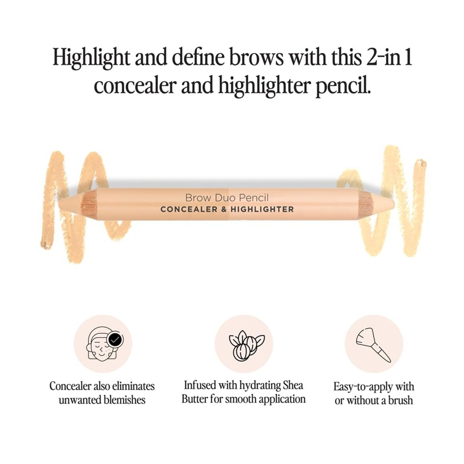 BDB Brow Duo Pencil Concealer & Highlighter - B3065 55306