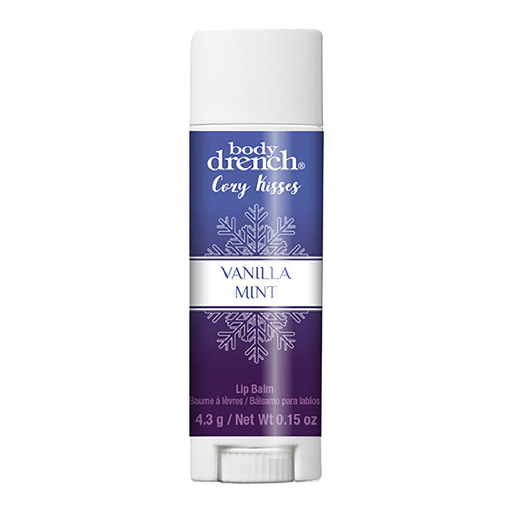 Body Drench Cozy Kisses Lip Balm Vanilla Mint 71529