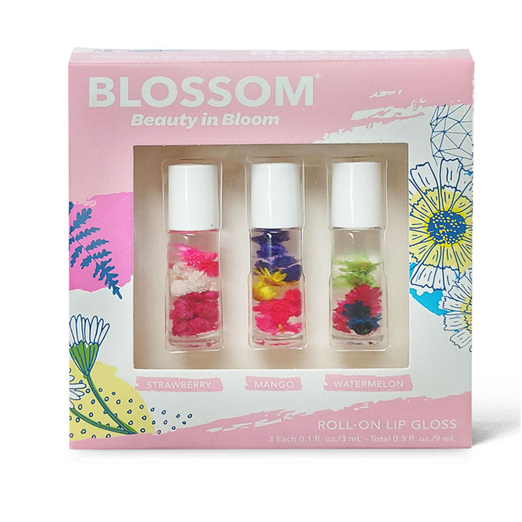 Blossom Roll-On Lip Gloss 3Pcs Gift Set 80500