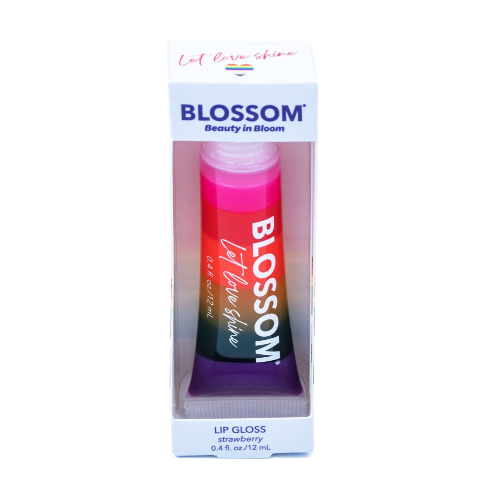 Blossom Lip Gloss Tube-Rainbow Strawberry 0.4 fl oz 80508