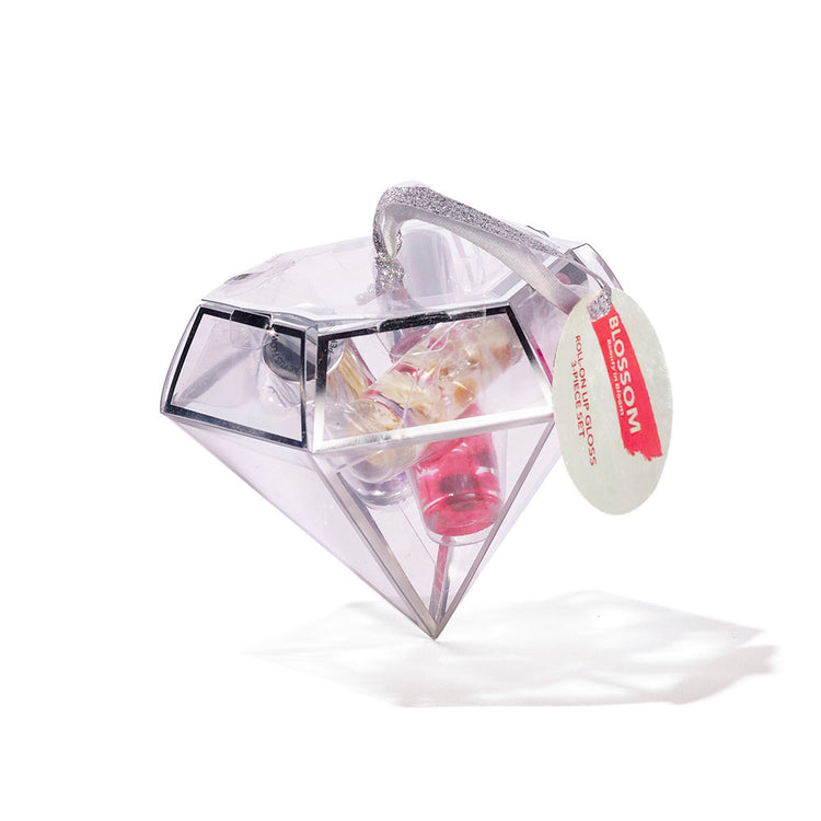 Blossom Diamond Ornament Mini Roll On Lip Gloss 90333