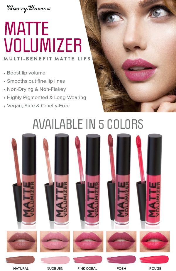 Cherry Blooms Matte Lips Volumizer 0.17 oz - Natural 0309