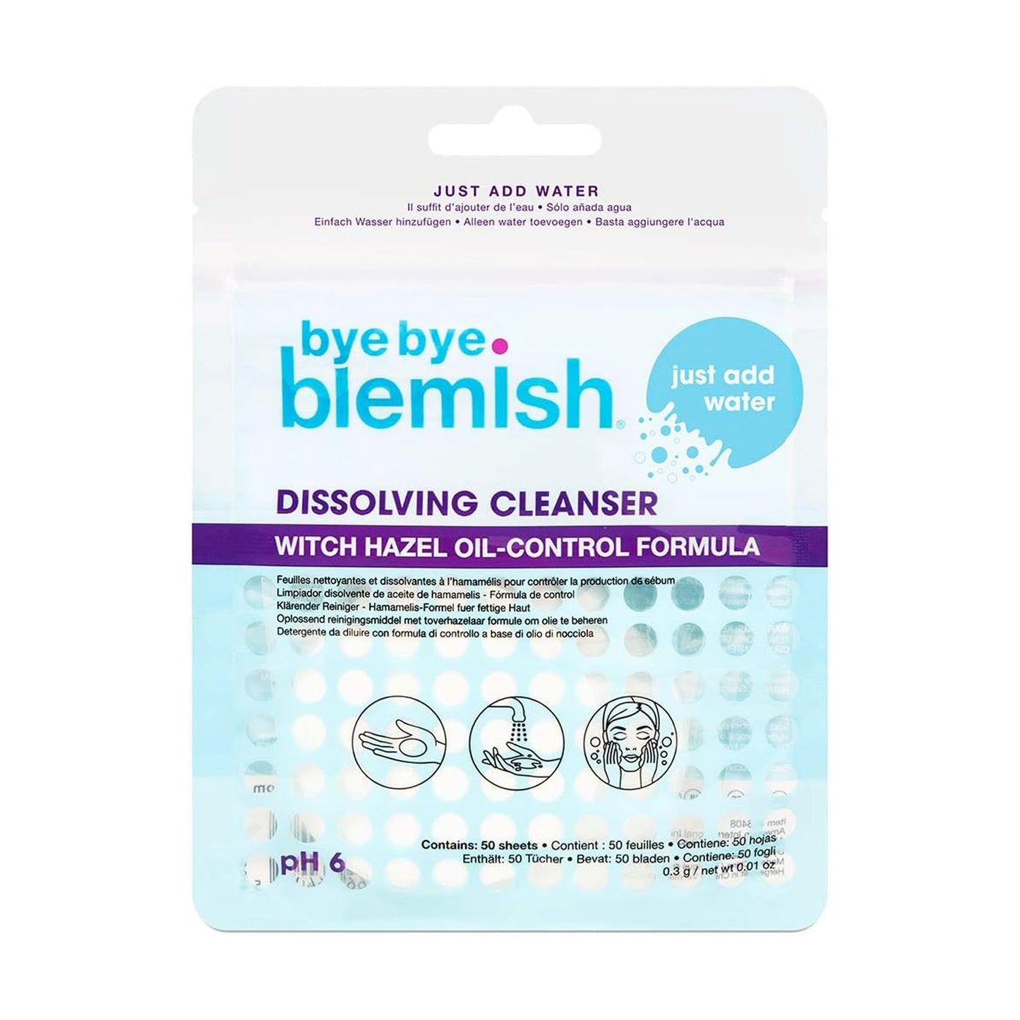 ByeBye Blemish Dissolving Cleanser 50 Sheets 16408