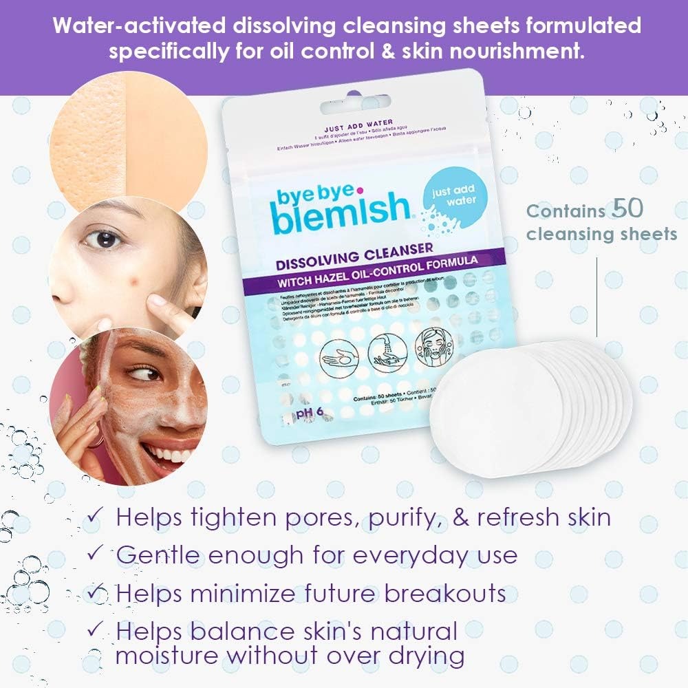 ByeBye Blemish Dissolving Cleanser 50 Sheets 16408