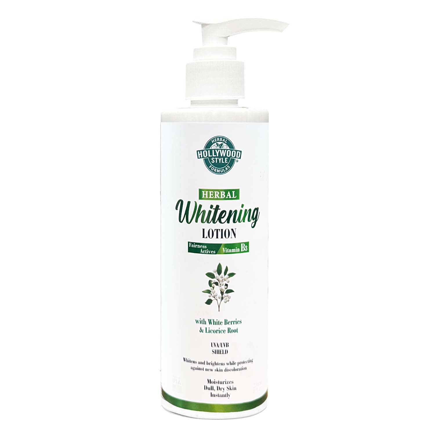 Hollywood Style Herbal Whitening Lotion 8 fl oz. 50104