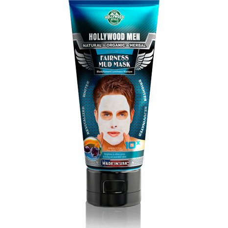 Hollywood Men Fairness Mud Mask 5.3 oz/150ml #50505