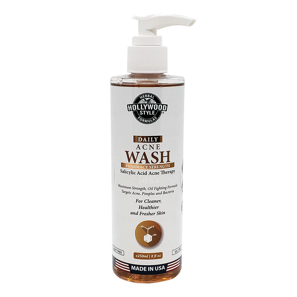 Hollywood Style Daily Acne Wash w/ Pump 8 oz 76023