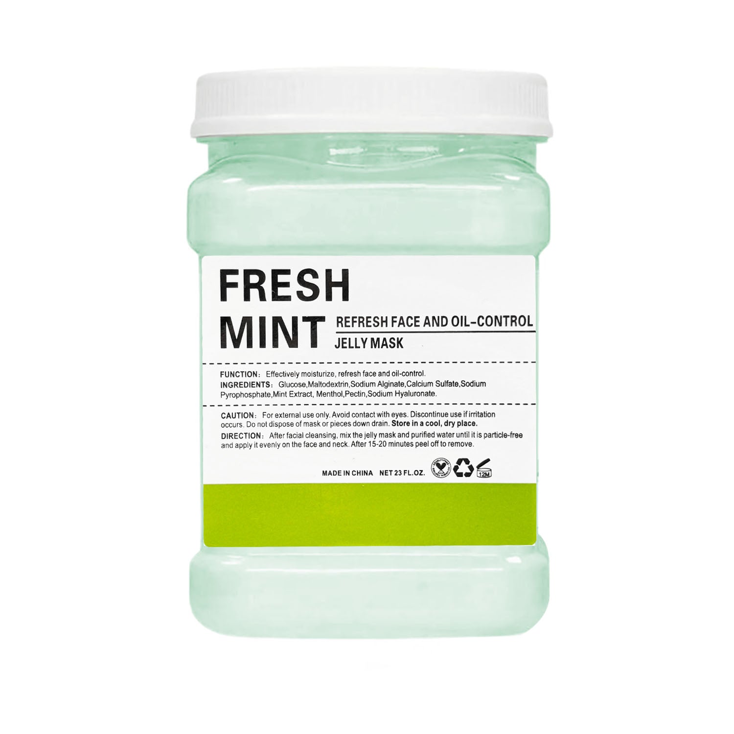 Fresh Mint Jelly Mask Powder 650g 09564