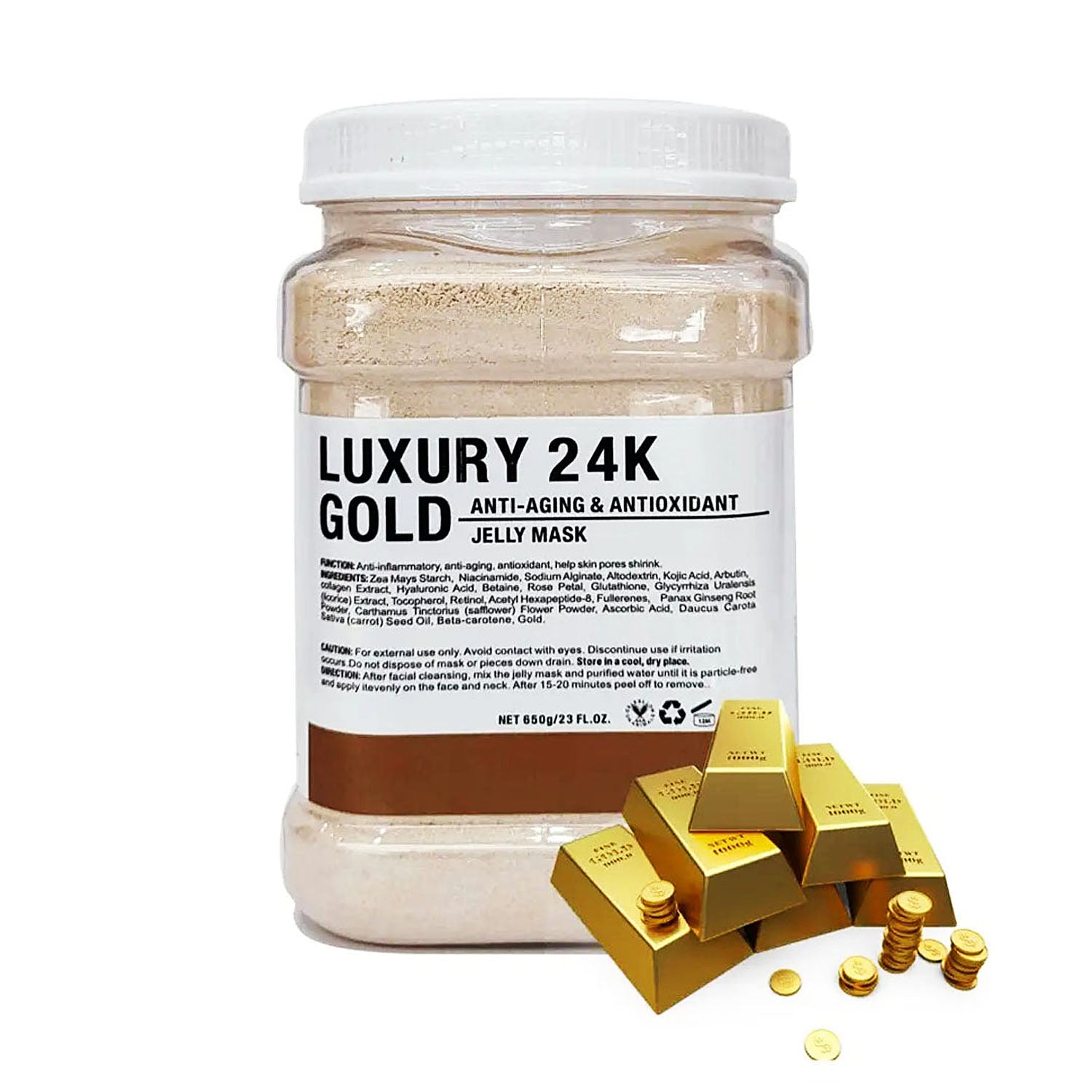 Luxury 24K Gold Jelly Mask Powder 650g 09564