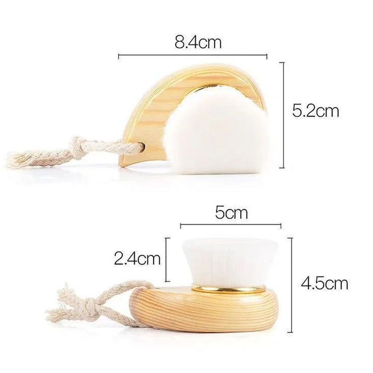 Wood Handle Facial Cleansing Brush 29420