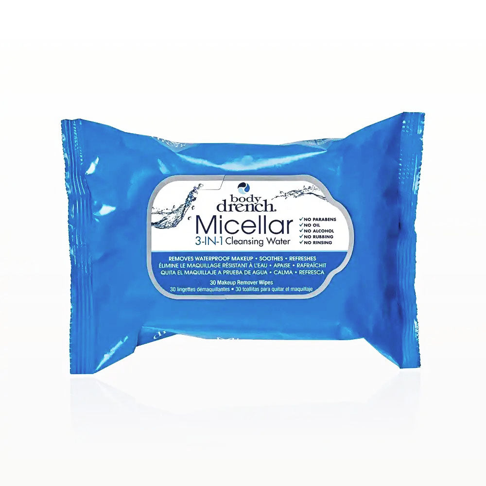 Bodydrench Micellar 3-IN-1 Cleansing Water 30 Wipes 65984
