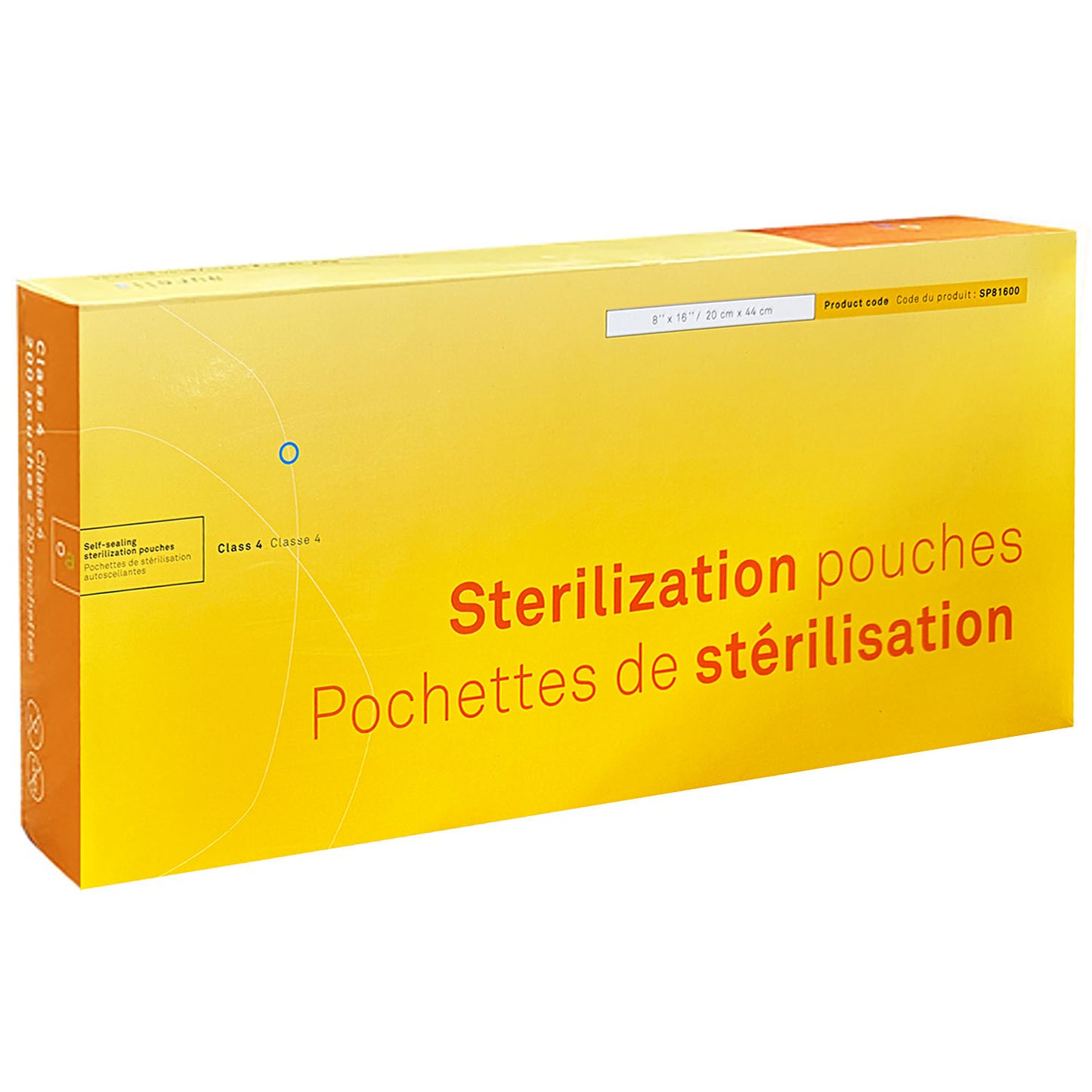Aurelia Self-Sealing Sterilization Pouches 8"x16"200PK 81600