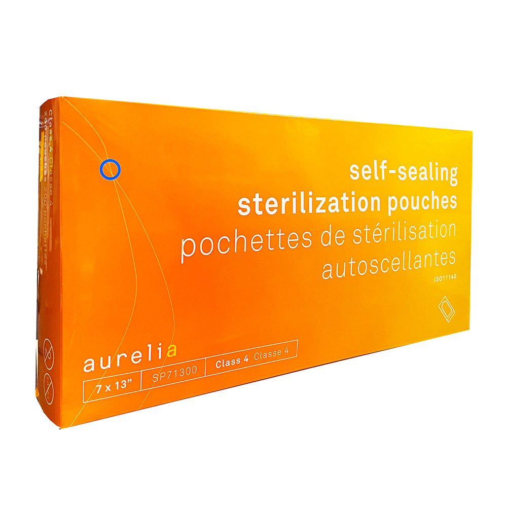 Aurelia Self-Sealing Sterilization Pouches 8"x16"200PK 81600