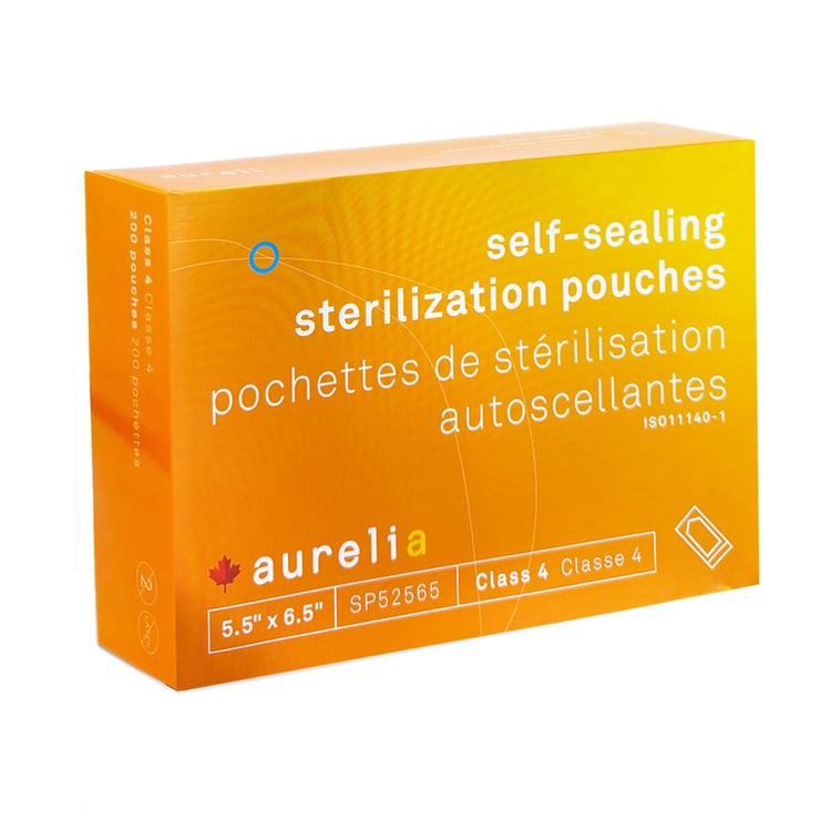 Aurelia Sterilization Pouches 5.5"x6.5" 200 ct. SP52565