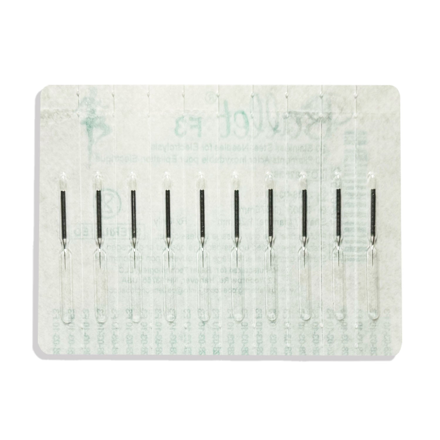 Ballet Stainless Steel Electrolysis Needles F3 -50/pk 02502