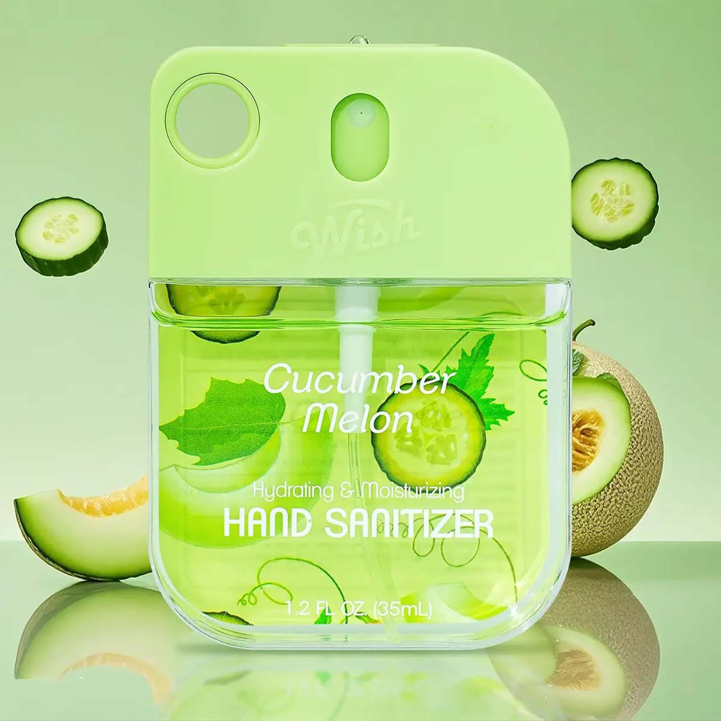 Wish Liquid Hand Sanitizer Spray 1.2oz Cucumber 60381