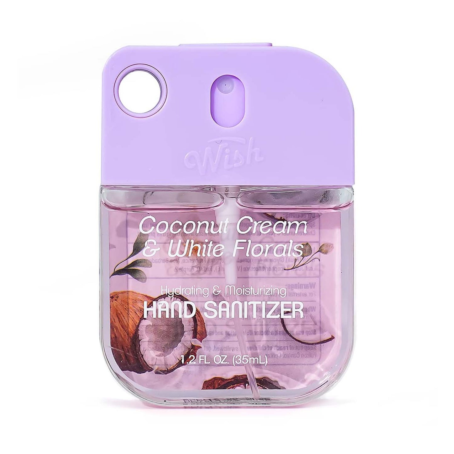 Wish Liquid Hand Sanitizer Spray 1.2oz Coconut Cream 60383