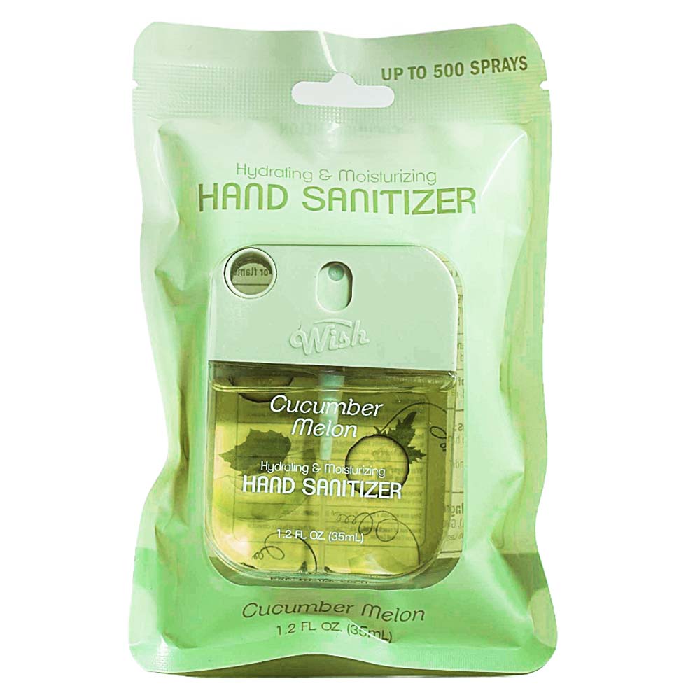 Wish Liquid Hand Sanitizer Spray Cucumber Melon 60382