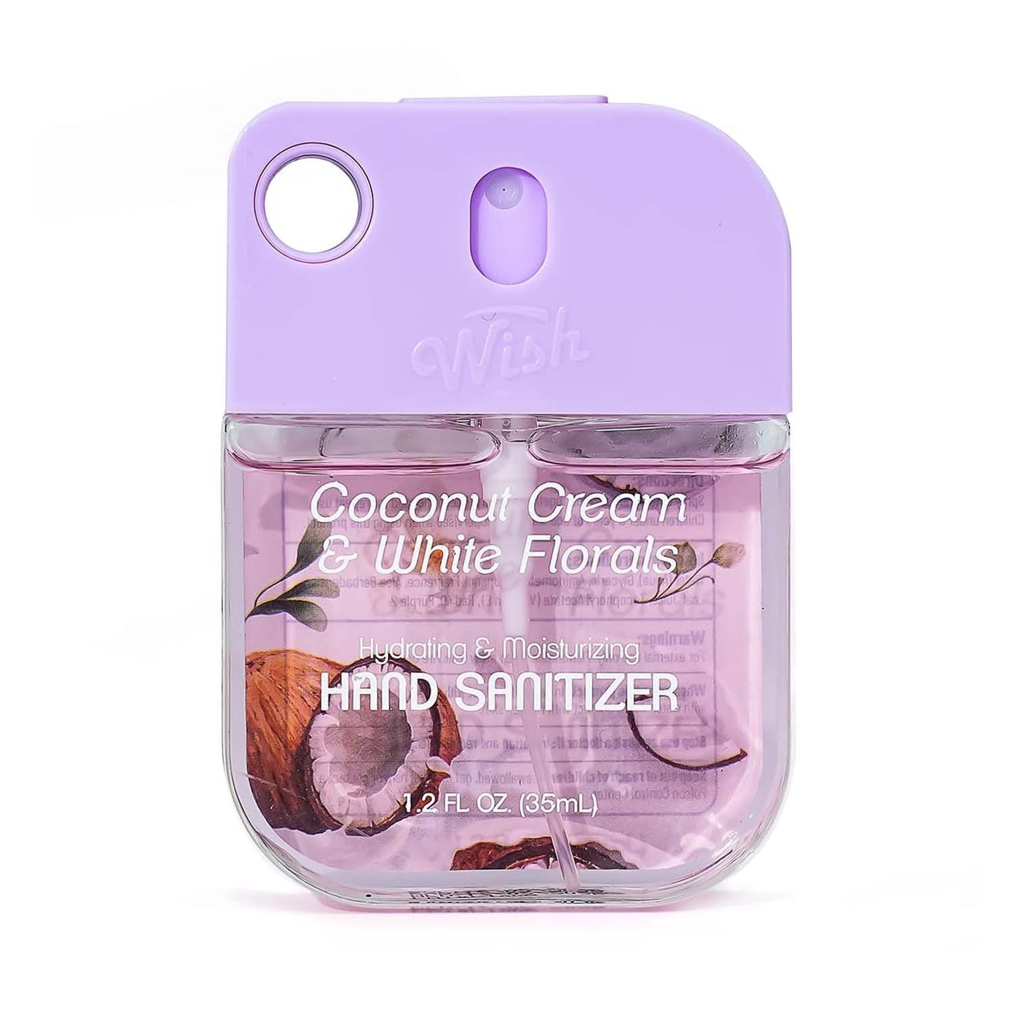 Wish Liquid Hand Sanitizer Spray 1.2oz Coconut Cream 60382