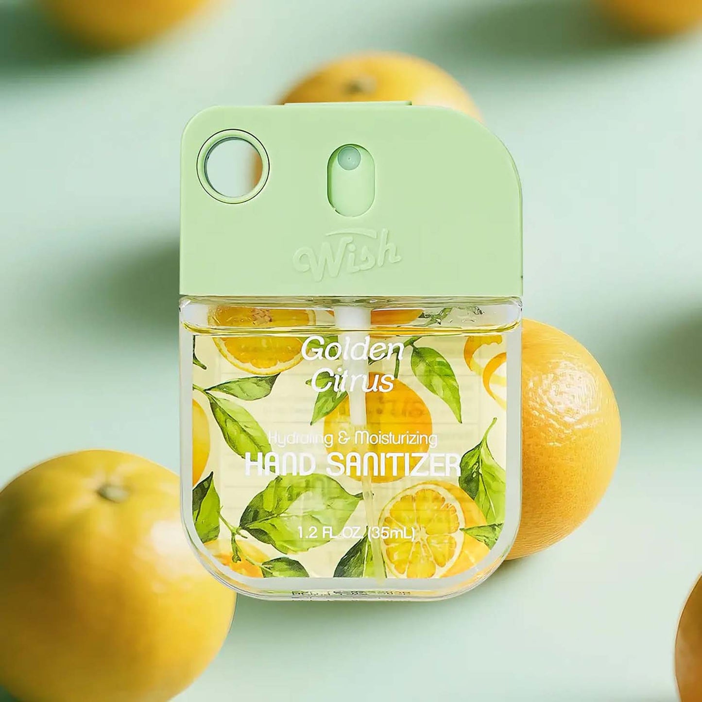 Wish Liquid Hand Sanitizer Spray 1.2oz Golden Citrus 60383