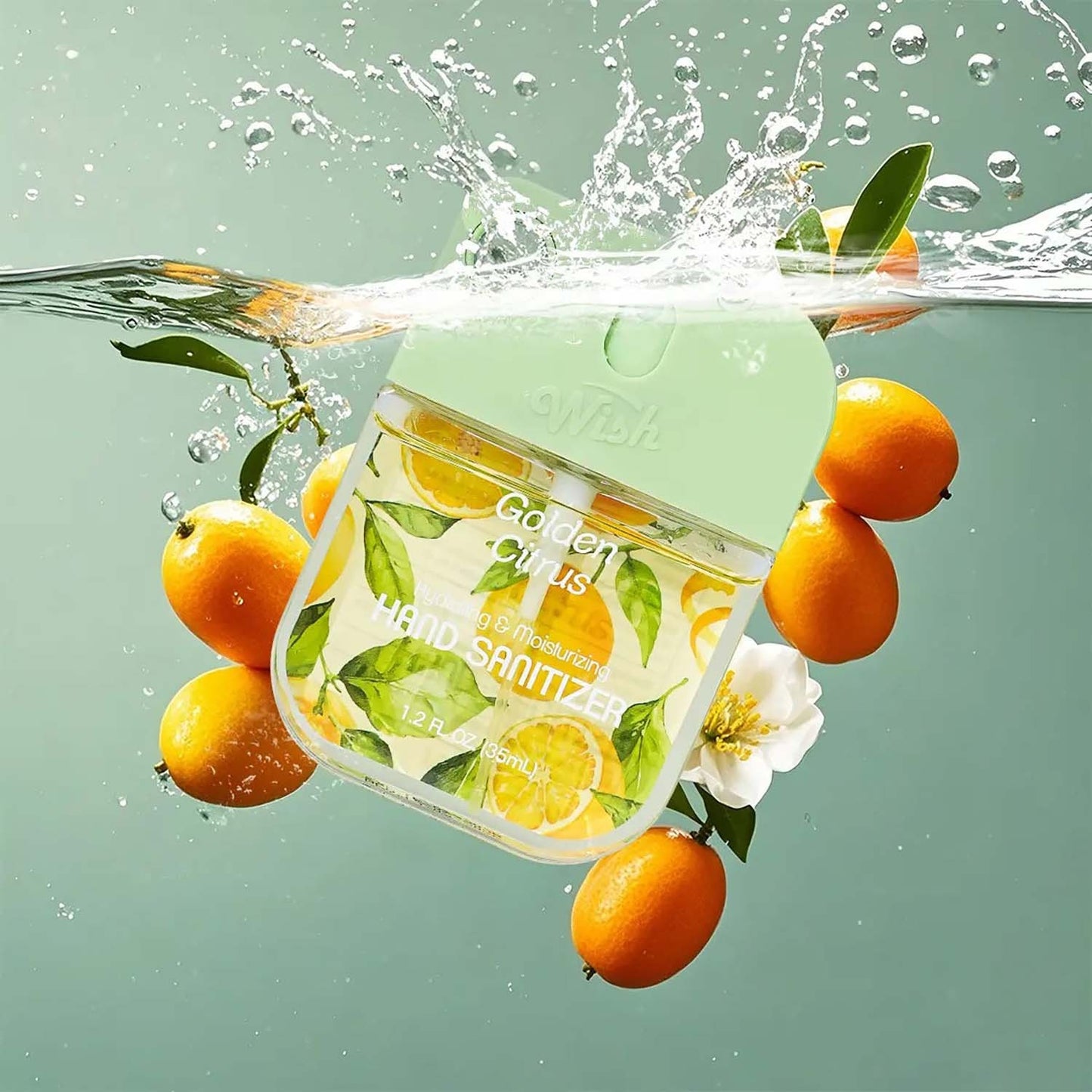 Wish Liquid Hand Sanitizer Spray 1.2oz Golden Citrus 60382