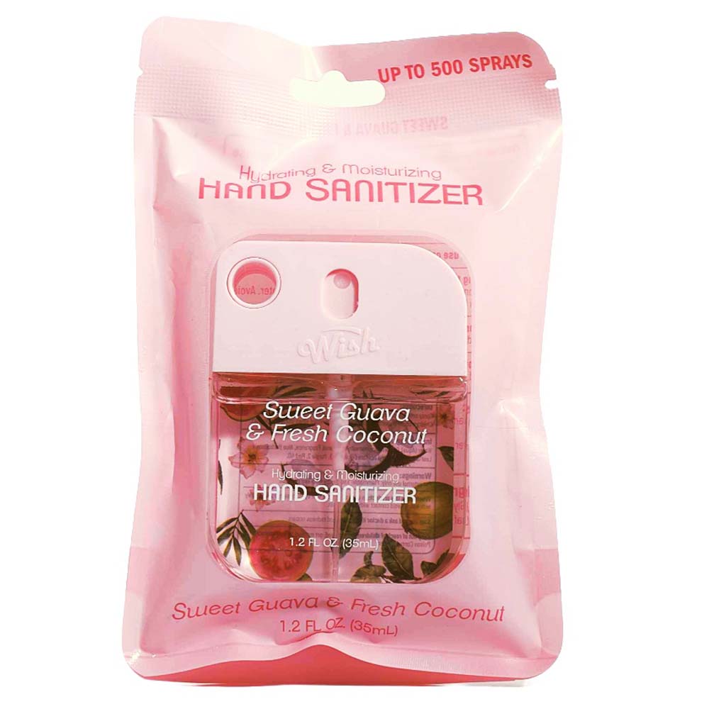 Wish Liquid Hand Sanitizer Sweet Guava & Fresh Coconut 60382