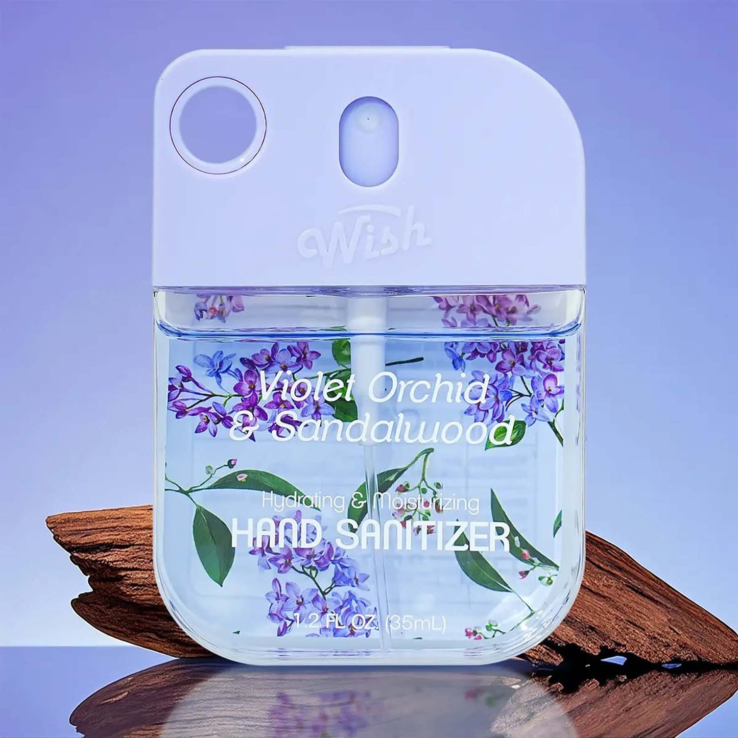 Wish Liquid Hand Sanitizer Spray Violet Orchid & Sandalwood