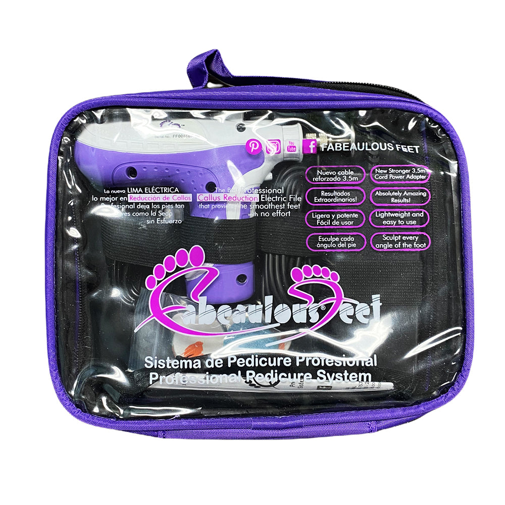 Fabeaulous Feet Electric Pedicure File System 12V - Purple