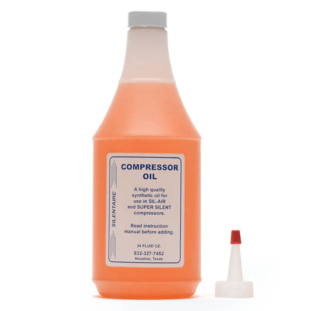 SILENTAIRE COMPRESSOR OIL, Synthetic 24 oz 15280