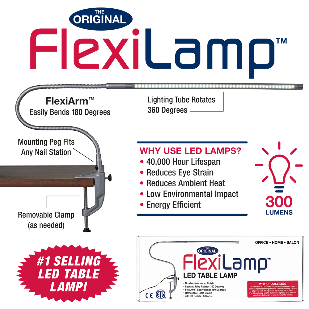 Americanails Original FlexiLamp LED Table Lamp AMN1002/77021