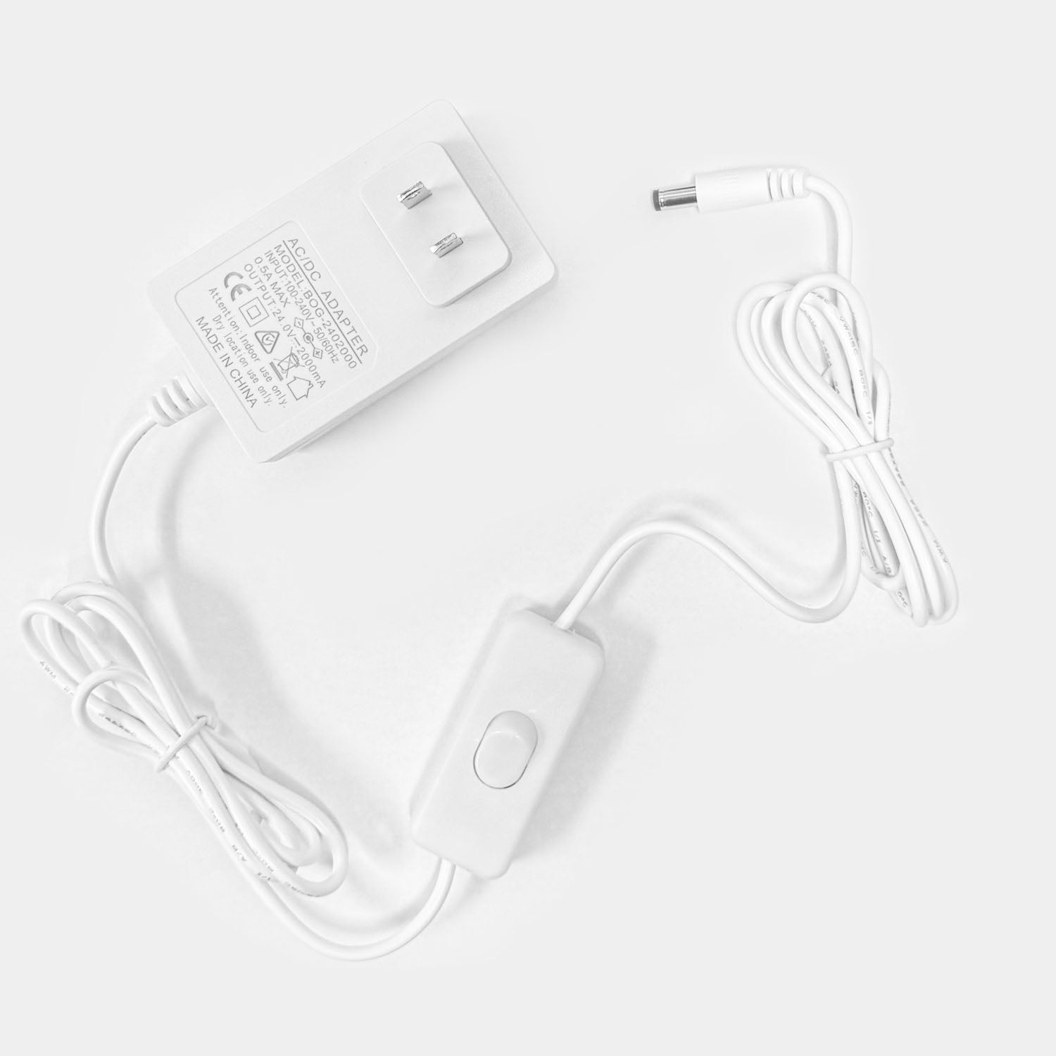 Ikonna Square Foldable LED Nail Desk Lamp White LMP-SQ-W48