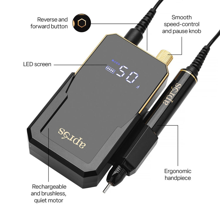 Aprés E-file - BLACK AP-6EFILE-BLK 44025