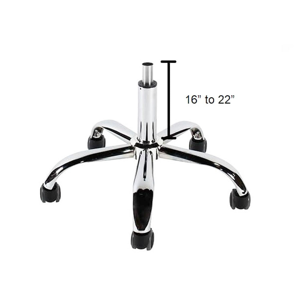 J&A Euro Pedi/Mani Stool - Terra Red - High Piston
