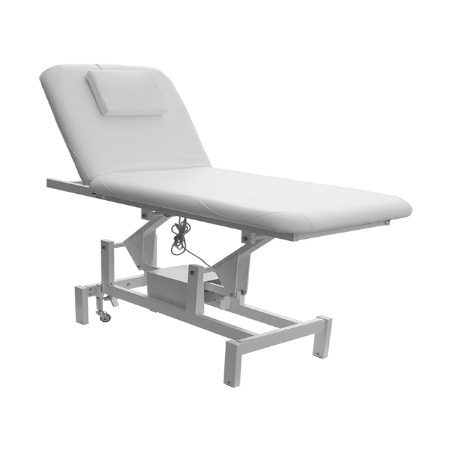 Electric Bed, 2 Motors With Head Rest - White LK-2115